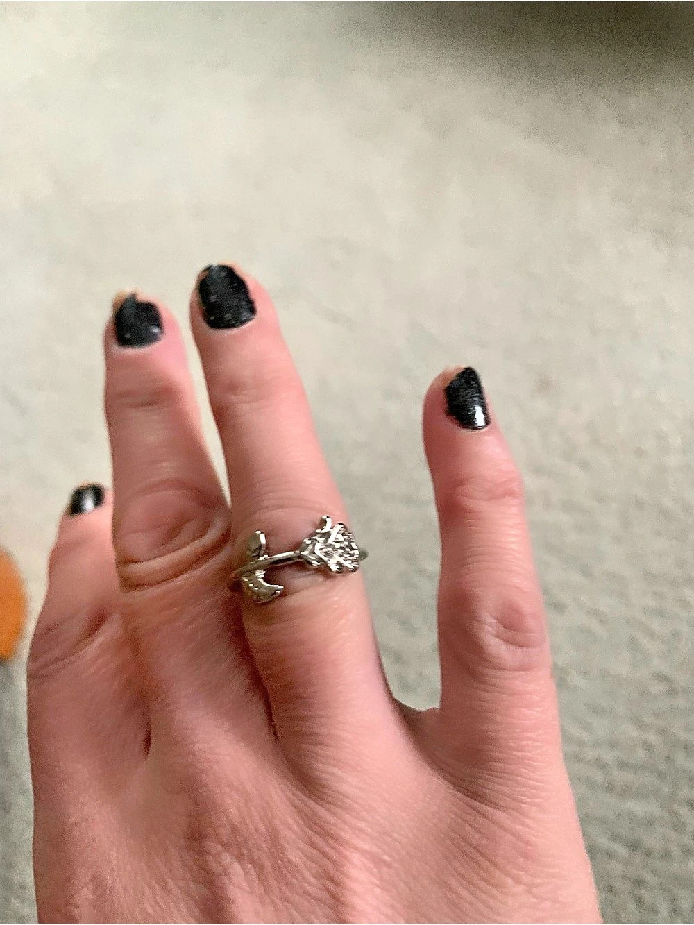 ❤️5 for $20❤️Silver Rose Ring